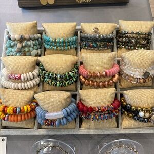 Colorful Beaded Bracelet Set